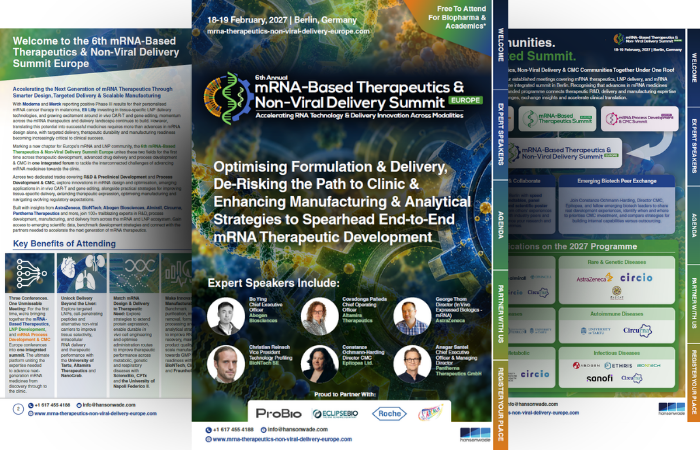 mRNA-Based Therapeutics & Non-Viral Delivery Europe